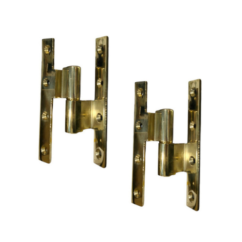 Pomela de bronce Doble Contacto - 160x80mm Derecha